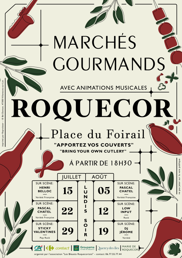 Les Marchés Gourmands de Roquecor 2024