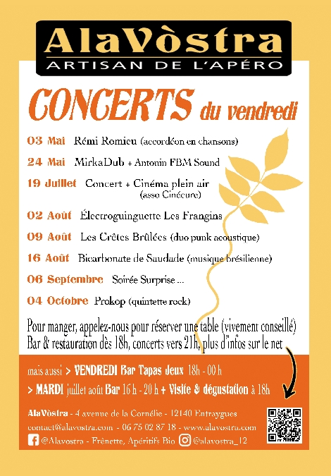 Apéro Concert chez Alavostra