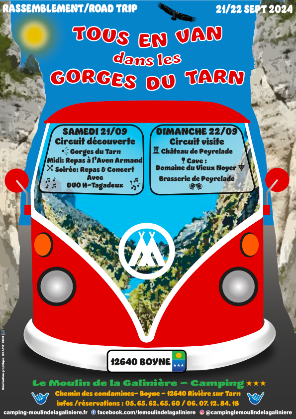 Rassemblement de Vans/rRoad Trip dans l'Aveyron