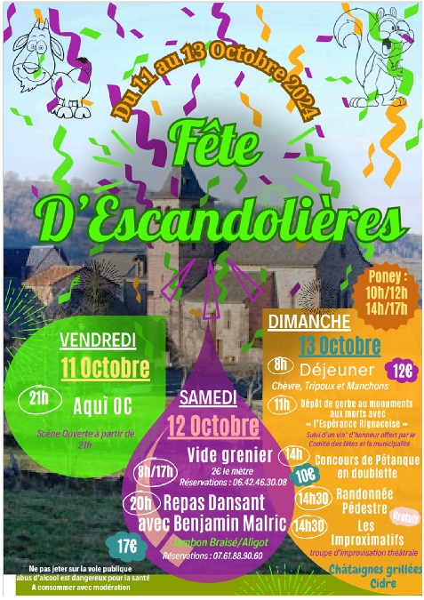 Fête votive d'Escandolières