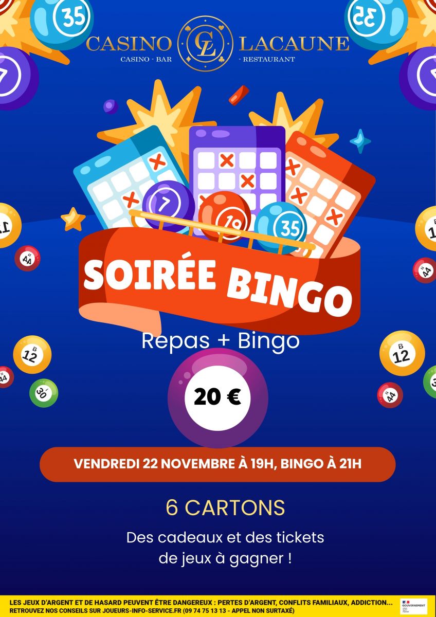 Soirée BINGO Vendredi 22 Novembre