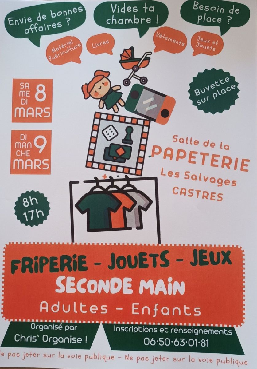 VIDE DRESSING JEUX FRIPERIE